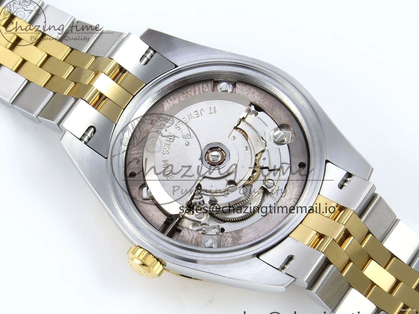 1221 DateJust 31 278273 ARF 1:1 Best Edition 904L Steel Green Roman Diamonds Dial on SS YG Jubilee Bracelet ETA Flexible 572